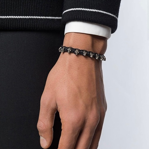 ALEXANDER MCQUEEN Skull Bracelet- NEW - Picture 1 of 4